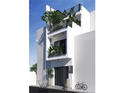 Công trình nhà phố hiện đại